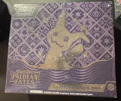 Nintendo Pokemon TCG Scarlet & Violet Paldean Fates Elite Trainer Box - 9 Packs 820650856181 - Image 1
