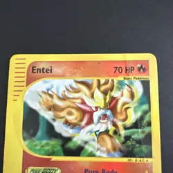 2003 Pokemon Aquapolis Entei Reverse Holo Foil #10/147 LP - Image 2