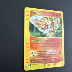2003 Pokemon Aquapolis Entei Reverse Holo Foil #10/147 LP - Image 5