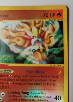 Entei 10/147 Pokemon Aquapolis E-Reader Reverse Holo LP - Image 4