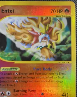 Pokemon TCG: Entei Aquapolis #10/147 Reverse Holo NM Condition - Image 3