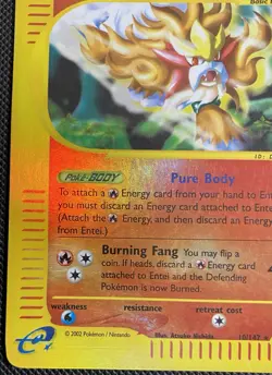 Pokemon TCG: Entei Aquapolis #10/147 Reverse Holo NM Condition - Image 5