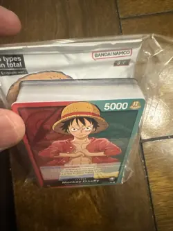 One Piece - Monkey D. Luffy Demo Deck English Edition Pre-errata Leader (Sealed) - Image 4