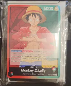 One Piece Card Game Monkey D. Luffy Demo Deck English Edition Pre-errata Leader - Image 3