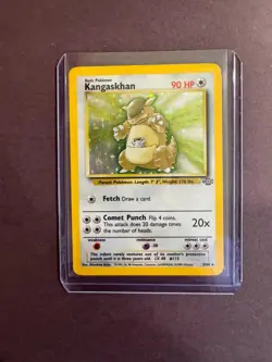Kangaskhan Holo - Jungle Set 5/64 - Vintage WOTC 1999 Pokemon Card - Played - Image 1