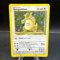 Kangaskhan Jungle Holo Card 5/64 Unlimited Pokemon TCG - HP - Image 1