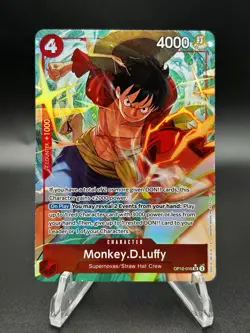 TCG One Piece Monkey.D.Luffy (Alternate Art) OP12-015 Legacy of the Master Foil - Image 1