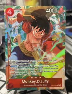 One Piece TCG Legacy Of The Master Monkey D Luffy OP12-015 SR Alt Art English - Image 2