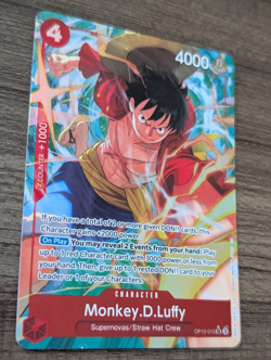 One Piece TCG Monkey.D.Luffy (Alternate Art) OP12-015 Legacy of the Master Foil - Image 2
