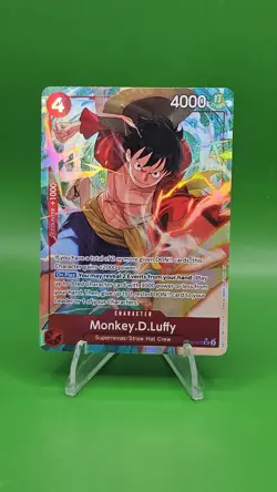 One Piece TCG Monkey.D.Luffy (Alternate Art) OP12-015 Legacy Of The Master Foil - Image 1