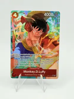 TCG One Piece Monkey.D.Luffy (Alternate Art) OP12-015 Legacy of the Master Foil - Image 1