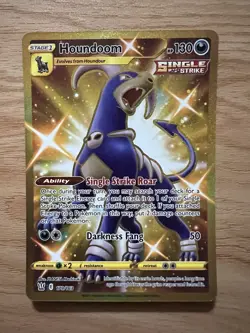 Pokemon TCG Battle Styles Houndoom Full Art Secret Rare Card 179/163 - Image 1