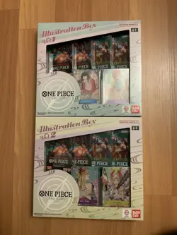 One Piece TCG Illustration Box Volume 1 and 2 - LOT Of (2) Boxes - SEALED - Image 1