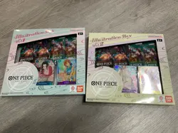 2 Boxes One Piece TCG: Illustration Box Volume 1 & 2 Brand New Sealed Promo - Image 1
