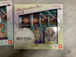 2 Boxes One Piece TCG: Illustration Box Volume 1 & 2 Brand New Sealed Promo - Image 4