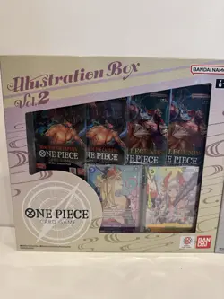 One Piece TCG: Illustration Box Volume 1 and 2 - Lot Of Two New/Sealed Boxes 1&2 - Image 2