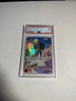 One Piece Sanji ST14-003 OP10 Royal Blood SP Full Art Card Game English Edition - Image 1