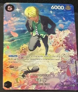 Sanji ST14-003 SP One Piece Card Game Starter Deck 14 3D2Y NM - Image 1