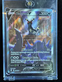 Umbreon V 189/203 Evolving Skies Alternate Full Art Pokemon TCG Card NM - Image 1