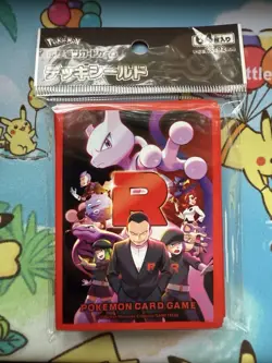 Pokemon Center Japan Destined Rivals Glory of Team Rocket Card sleeves 64 Count - Image 1