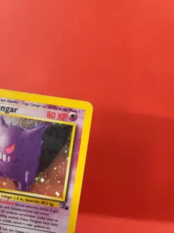 Pokemon Karte/card - Gengar 5/62 - Fossil Holo - Played - Image 3