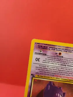 Pokemon Karte/card - Gengar 5/62 - Fossil Holo - Played - Image 4