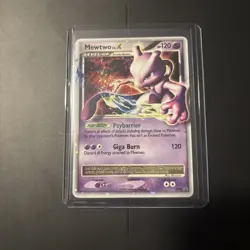Pokemon Mewtwo LV.X Holo Card 2007-09 Diamond and Pearl Black Star Promos #DP28 - Image 1