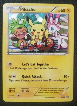 Pokemon Pikachu TCG XY95 XY Black Star Promo Holo Card - Image 1