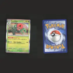 Pokemon Green Grass Type SWSH SV Holo Collection Bundle Set 6 Cards Lot - Image 4