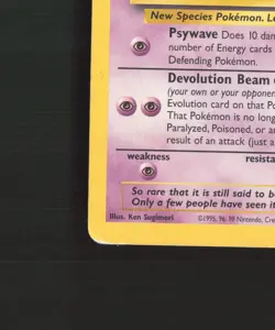 Mew 8 WOTC Promos Black Star Promo Pokemon Card DMG - Image 5