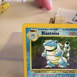 Pokemon TCG Base Set Blastoise Holo Card 2/102 Mp Condition - Image 5
