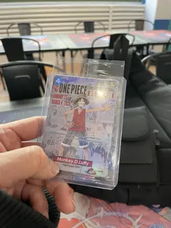 Monkey.D.Luffy College Basketball US Voyage P-055 One Piece Promo Sealed - Image 4