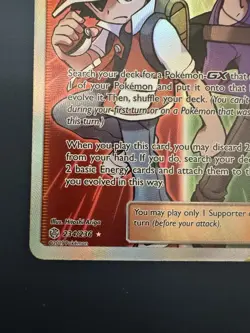 Red & Blue Tag Team 234/236 Pokemon TCG Full Art Trainer Cosmic Eclipse - Image 5