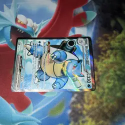 Pokemon TCG Blastoise EX Holo Ultra Rare Card Scarlet Violet-151 184/165 - Image 3
