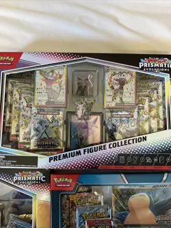 Pokemon Prismatic Evolutions Bundle: Premium Figure Collection, Poster, Snorlax - Image 2