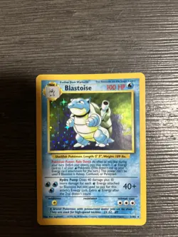 Pokemon Blastoise 2/102 Base Set 1999 Holo - Image 1