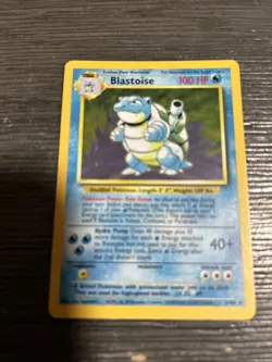 Pokemon Blastoise 2/102 Base Set 1999 Holo - Image 2
