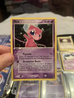 Mew Black Star Promo 040 HP Holo EX Series Pokemon - Image 1