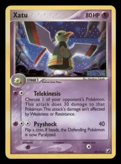Lightly Played Xatu 49/115 Reverse Holo Unseen Forces Uncommon - Image 1