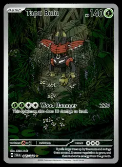 Tapu Bulu Illustration Rare 065/064 SV: Shrouded Fable Pokemon - Image 1