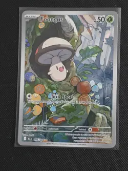 Pokemon TCG Foongus Black Bolt Illustration Rare IR English 095/086 - Image 1