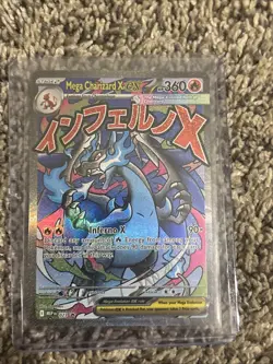 Pokemon Mega Charizard X ex 023 Phantasmal Flames UPC Promo Near Mint - Image 1