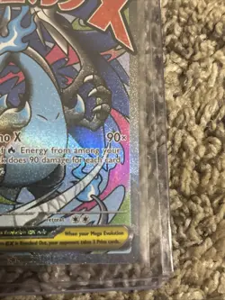 Pokemon Mega Charizard X ex 023 Phantasmal Flames UPC Promo Near Mint - Image 3