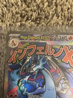 Pokemon Mega Charizard X ex 023 Phantasmal Flames UPC Promo Near Mint - Image 5