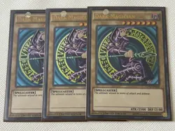 Yugioh 3x Dark Magician CT13 Ultra Rare Limited Edition - Image 1