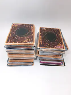 Large Bulk Lot of Over 300 Genuine Yu-Gi-Oh Trading Cards Mixed Types - Image 1