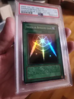 Yu-Gi-Oh Swords of Revealing Light 1st Ed LOB-101 PSA 7 Near Mint Extremely Rare - Image 4
