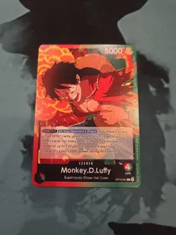 Monkey.D.Luffy OP13-001 One Piece TCG English Card Near Mint Leader - Image 1