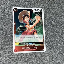 One Piece Monkey.D.Luffy (OP06-013/154) Wings of the Captain NM FOIL - Image 1