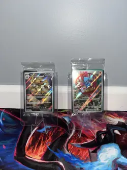 Pokemon TCG Alakazam 009 & Riolu 010 SEALED Mega Evolution ETB Promo Set - Image 1